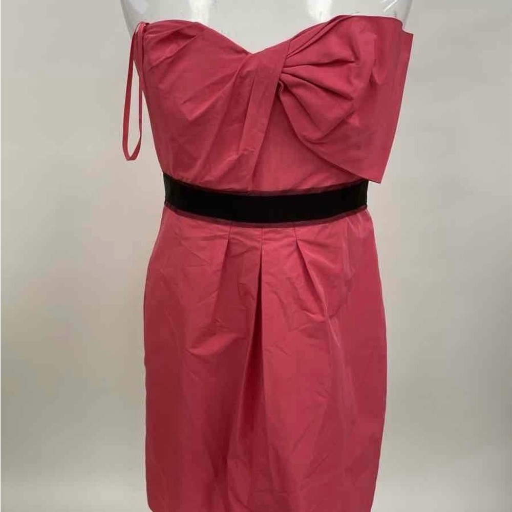 BCBG Max Azria pink bow cocktail dress as 10 NWT